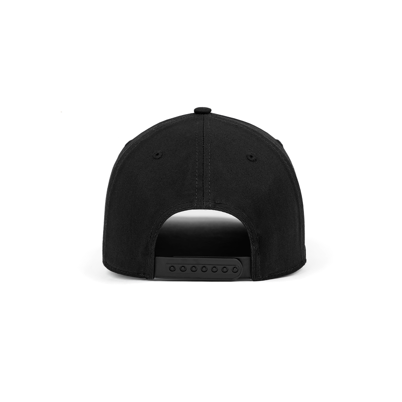 NANO-COTTON ™  A-FRAME HAT - BLACK/WHITE - "NO LIMITS"