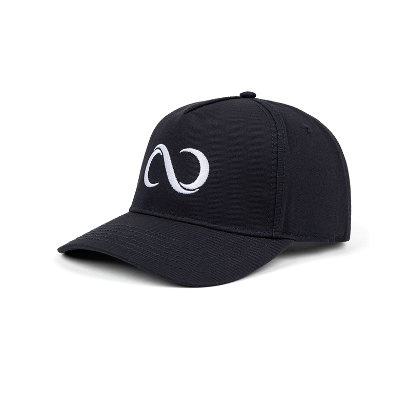 NANO-COTTON ™  A-FRAME HAT - NAVY/WHITE - "NO LIMITS"