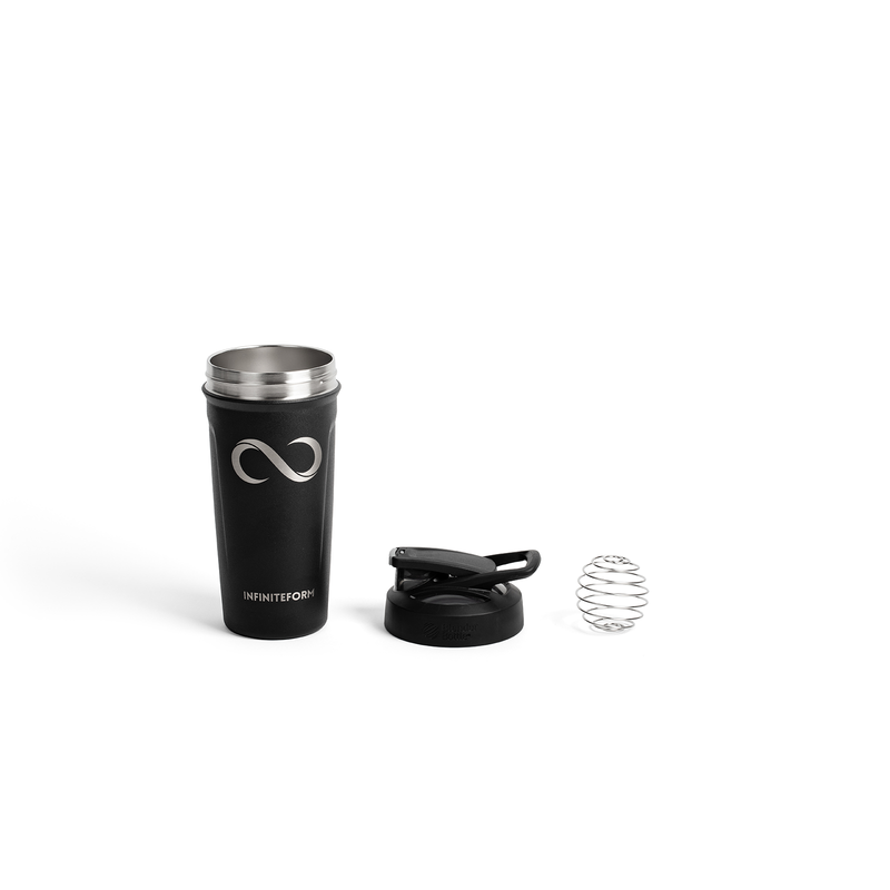 Infiniteform x Blender Bottle® Strada™ Insulated Stainless Shaker - Black "Infiniteform"